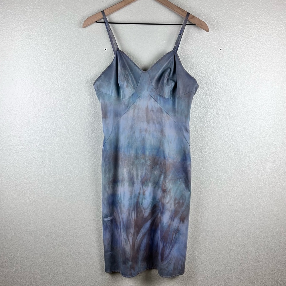 Vintage slip dress hand dyed
